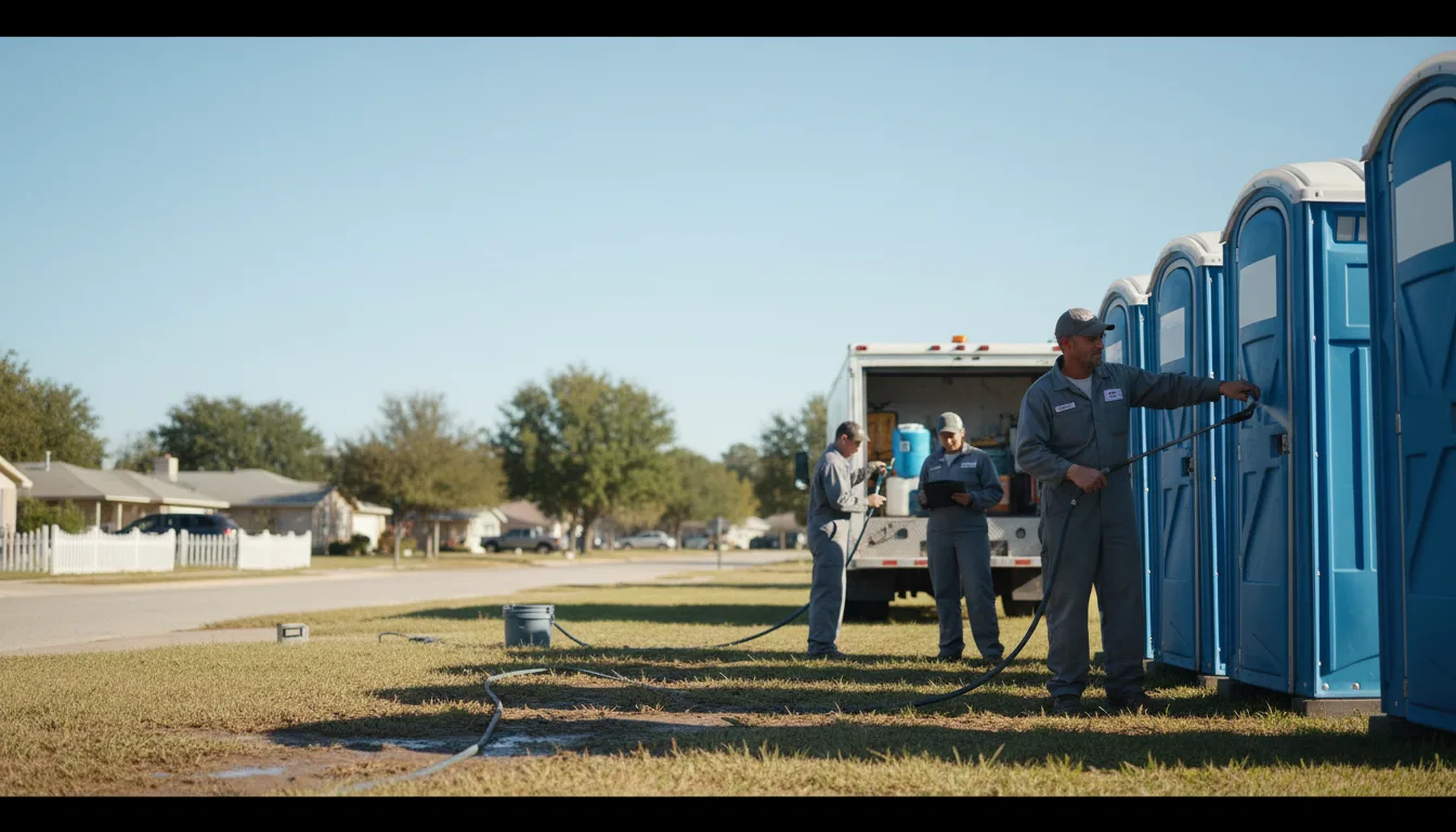 Long-Term Portable Toilet Rental in Tovey, IL near me